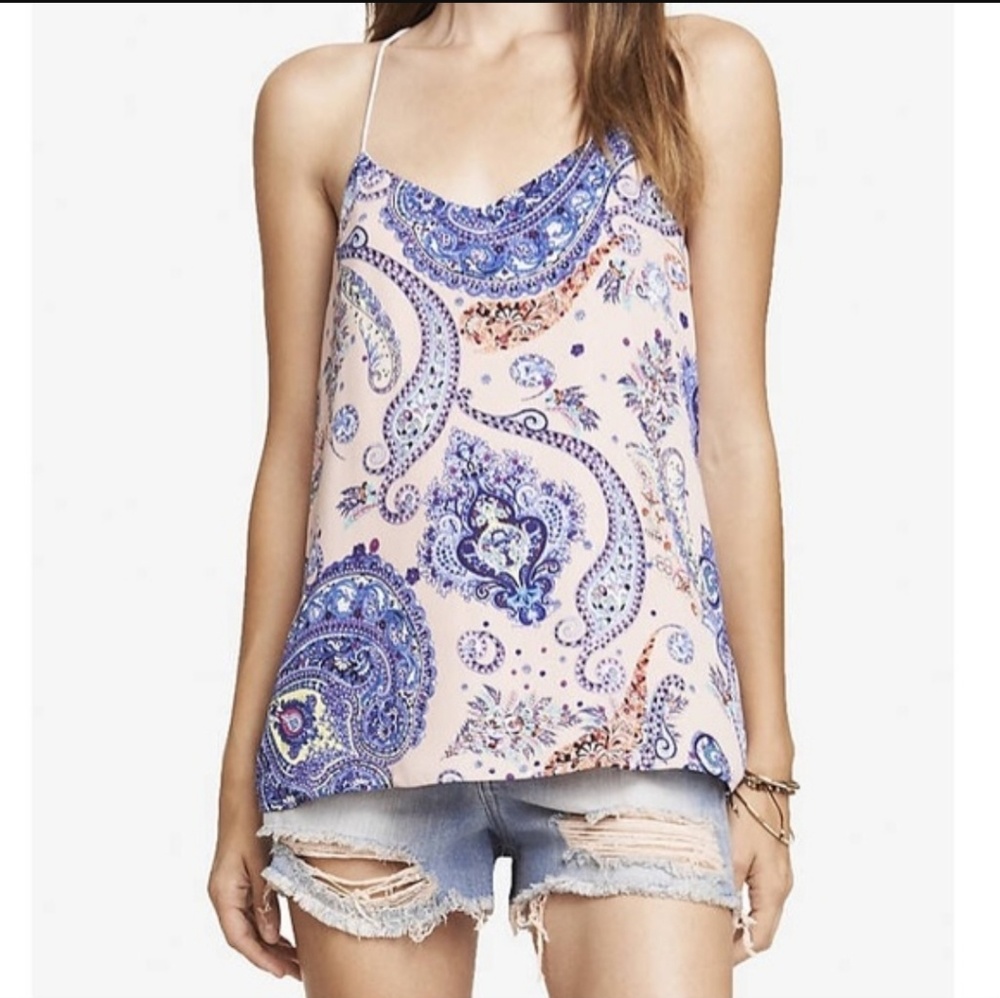 Express Barcelona Cami Paisley print